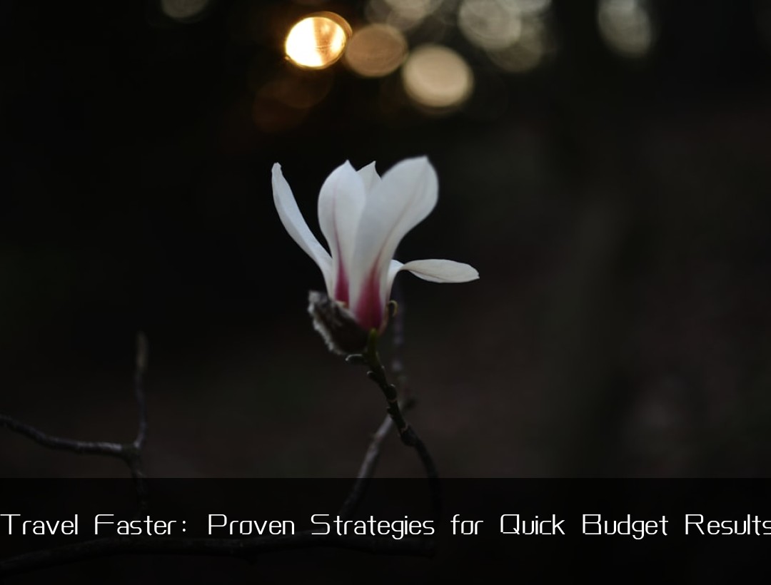 Travel Faster: Proven Strategies for Quick Budget Results