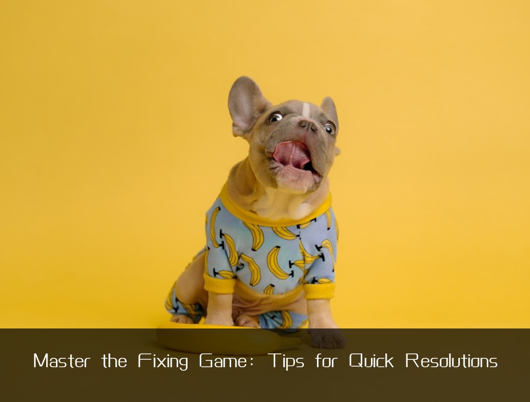 Master the Fixing Game: Tips for Quick Resolutions