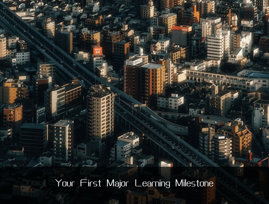 Your First Major Learning Milestone