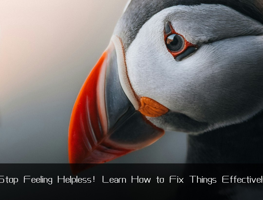 Stop Feeling Helpless! Learn How to Fix Things Effectively