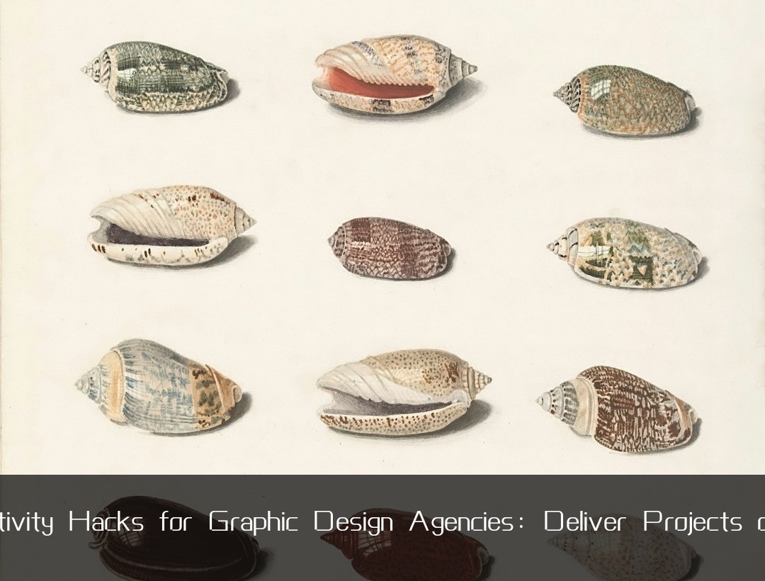 Productivity Hacks for Graphic Design Agencies: Deliver Projects on Time