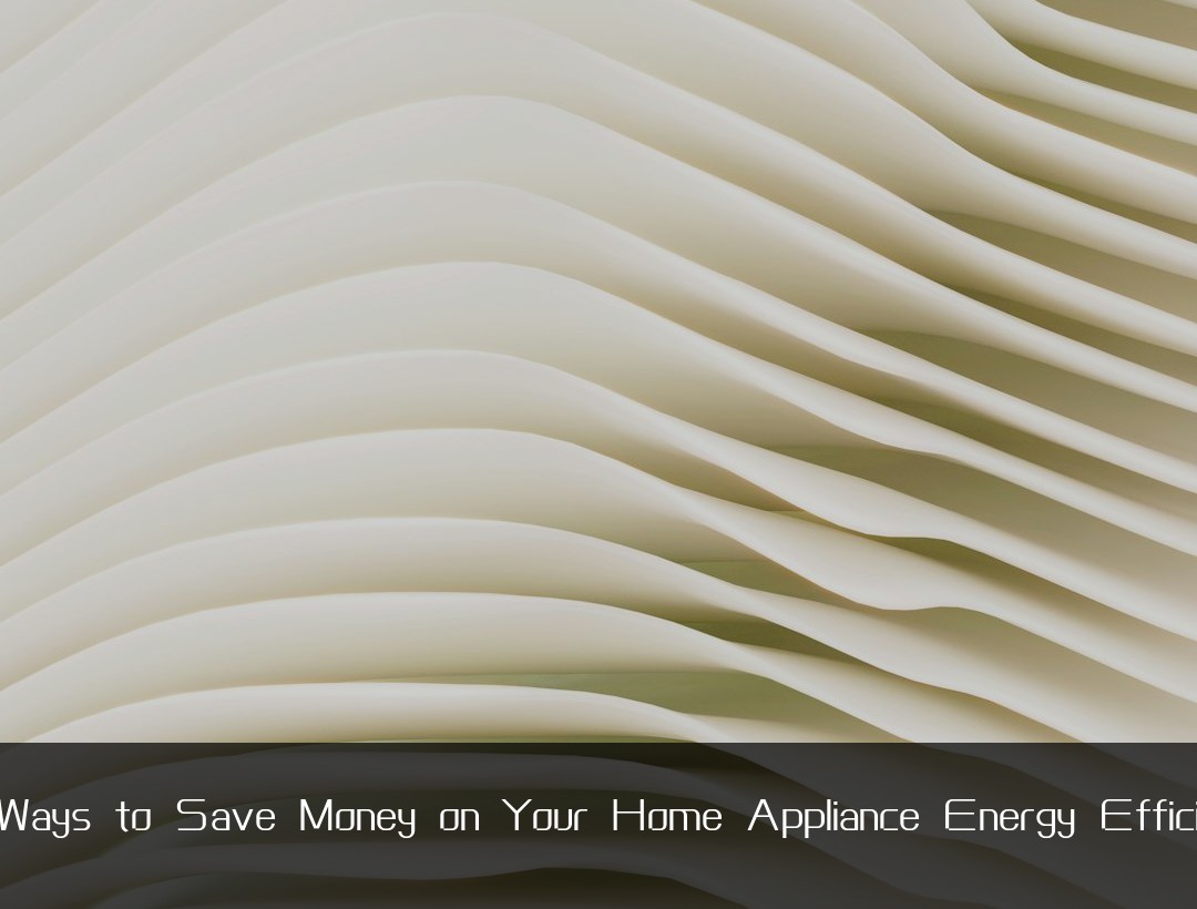 10 Ways to Save Money on Your Home Appliance Energy Efficiency